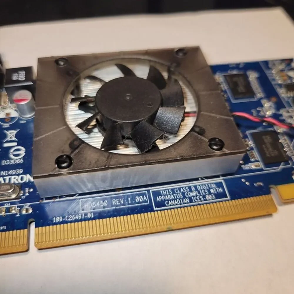 AMD Radeon HD 6450 1GB DDR3 Video Graphics Card HDMI VGA DVI MagLev Fan Tested